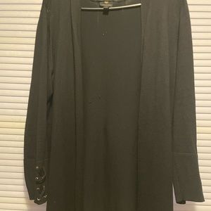 Women Black Cardigan Size XL